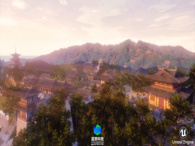 VR of 2016 year chinese old buiding project.,made by unreal engine